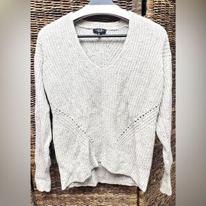 rag &‎ bone Beige V-Neck Sweater- XSmall, Oversized